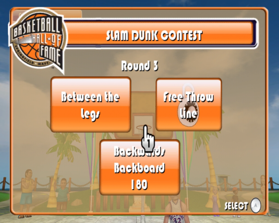 Basketball Hall of Fame: Ultimate Hoops Challenge Screenshot 9 (Nintendo Wii (US Version))