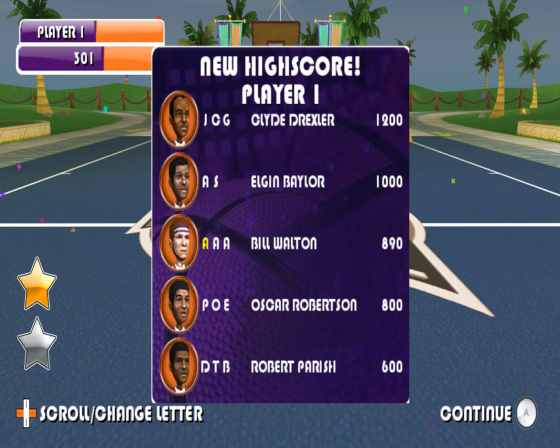 Basketball Hall of Fame: Ultimate Hoops Challenge Screenshot 24 (Nintendo Wii (US Version))