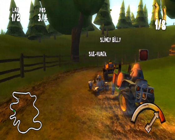 Calvin Tucker's Farm Animals Racing Screenshot 5 (Nintendo Wii (US Version))