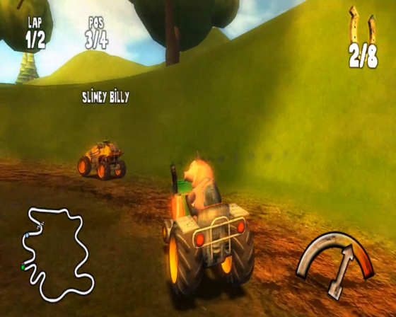 Calvin Tucker's Farm Animals Racing Screenshot 6 (Nintendo Wii (US Version))