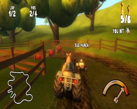 Calvin Tucker's Farm Animals Racing Screenshot 8 (Nintendo Wii (US Version))