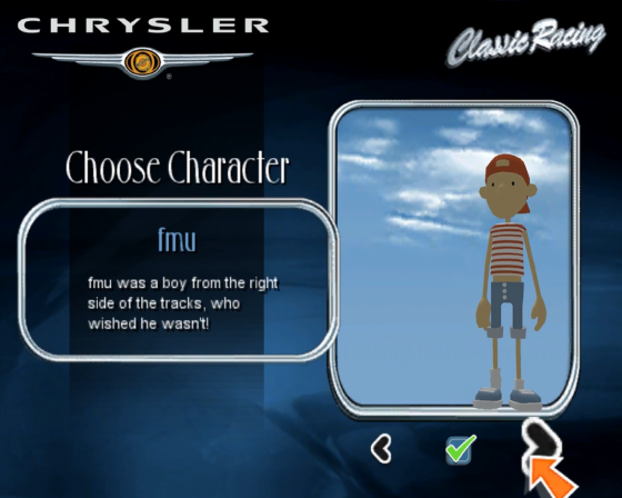 Chrysler Classic Racing Screenshot 44 (Nintendo Wii (US Version))