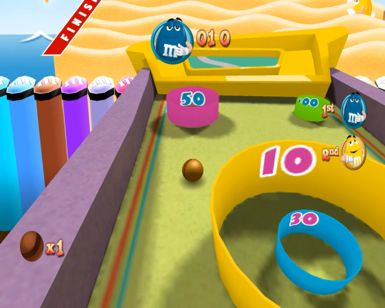 M&M's Beach Party Screenshot 10 (Nintendo Wii (US Version))