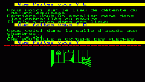 Atlantis Screenshot 5 (Oric 48K/Atmos)