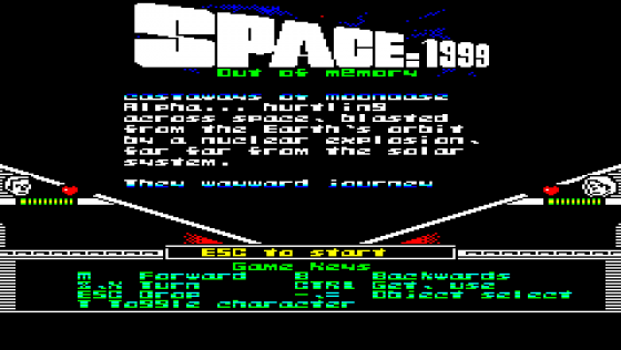 Space: 1999 Screenshot 10 (Oric 1/Oric Atmos)