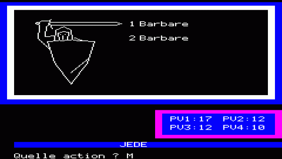 L'Antre De La Peur Screenshot 5 (Oric 1/Oric 48K)