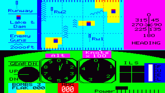 Dam Buster Screenshot 5 (Oric 48K/Atmos)