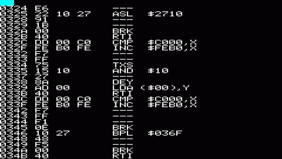 As Des As Screenshot 1 (Oric 48K/Atmos)