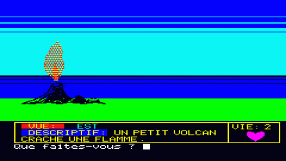 Le Diamant De L'Ile Maudite Screenshot 5 (Oric 48K/Atmos)