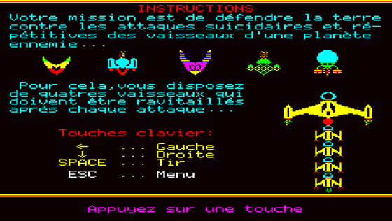 Sorvivor Screenshot 7 (Oric 48K/Atmos)