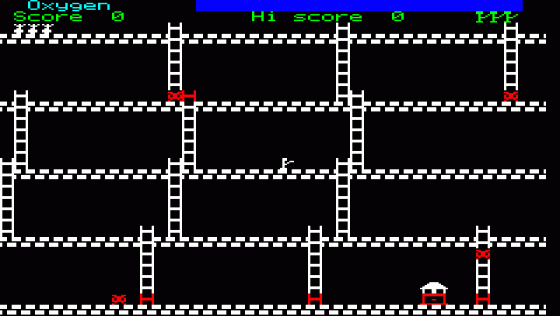 Digger Screenshot 1 (Oric 48K)