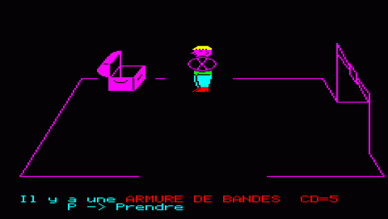 Le Masque D'Or Screenshot 7 (Oric 48K/Atmos)