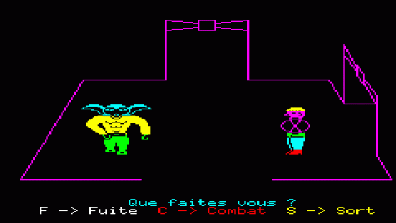 Le Masque D'Or Screenshot 8 (Oric 48K/Atmos)