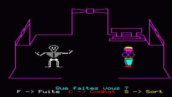 Le Masque D'Or Screenshot 9 (Oric 48K/Atmos)