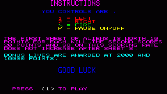 The Ultra Screenshot 5 (Oric 48K/Atmos)