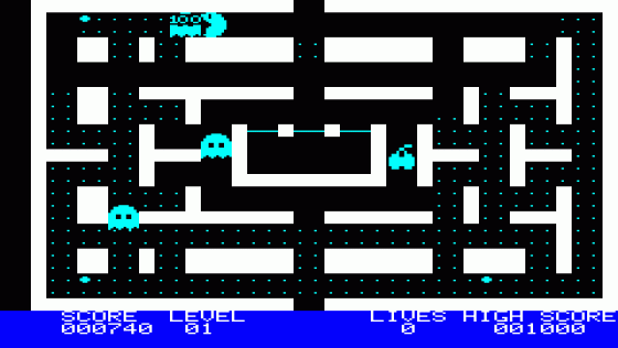 Ghostman Screenshot 1 (Oric 48K/Atmos)