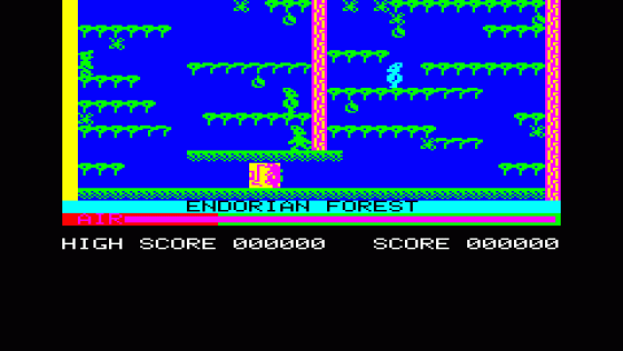 Manic Miner Screenshot 5 (Oric 48K/Atmos)