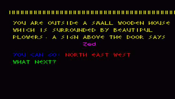 Land Of Illusion Screenshot 5 (Oric 48K)