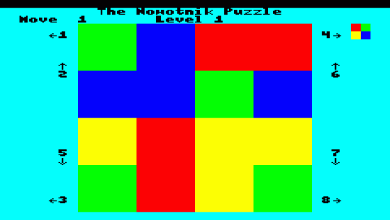 Nowotnik Puzzle Screenshot 8 (Oric 48K)