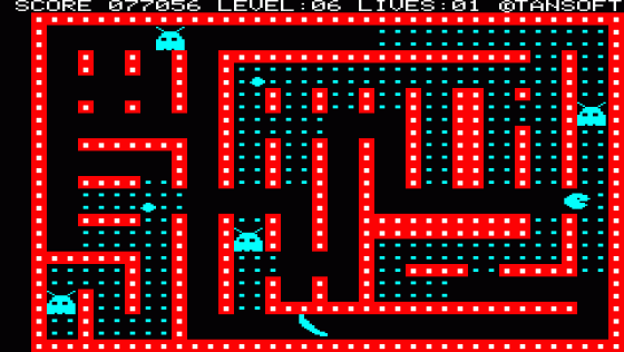 Oric Munch Screenshot 6 (Oric 48K)