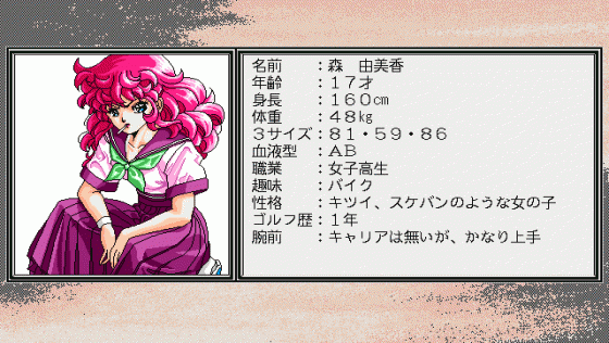 101-kaime no Approach Shot Screenshot 8 (PC98)