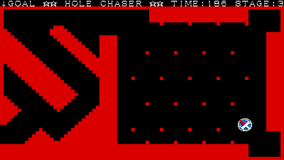 Hole Chaser Screenshot 8 (PC-88)