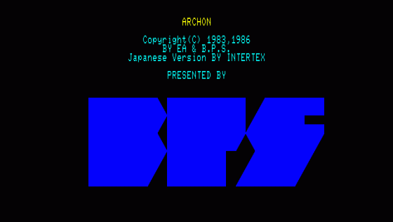 Archon: The Light And The Dark Screenshot 7 (PC-88)