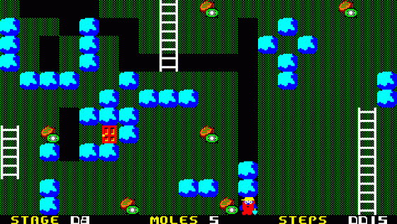 Mole Mole Screenshot 5 (PC-88)