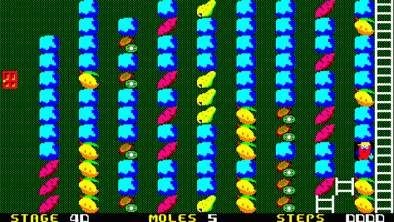 Mole Mole Screenshot 10 (PC-88)