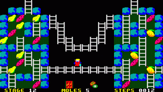 Mole Mole 2 Screenshot 6 (PC-88)