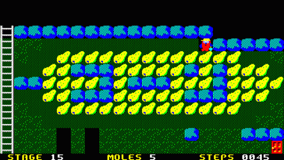 Mole Mole 2 Screenshot 7 (PC-88)