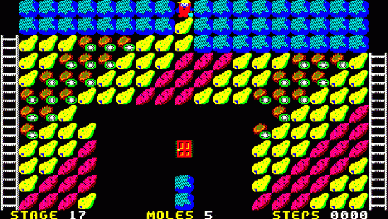 Mole Mole 2 Screenshot 9 (PC-88)