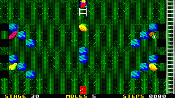 Mole Mole 2 Screenshot 17 (PC-88)