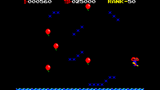 Balloon Fight Screenshot 7 (PC-88)