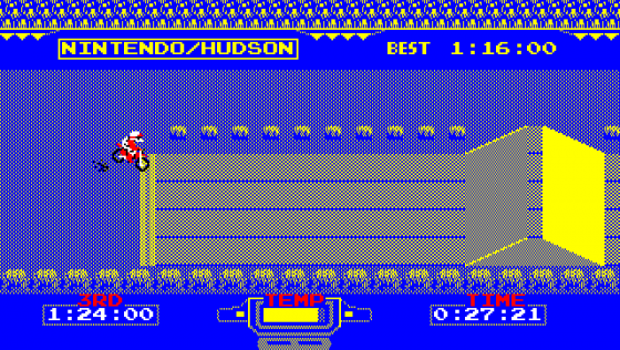 Excitebike Screenshot 5 (PC-88)