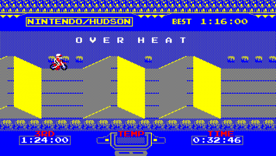 Excitebike Screenshot 6 (PC-88)