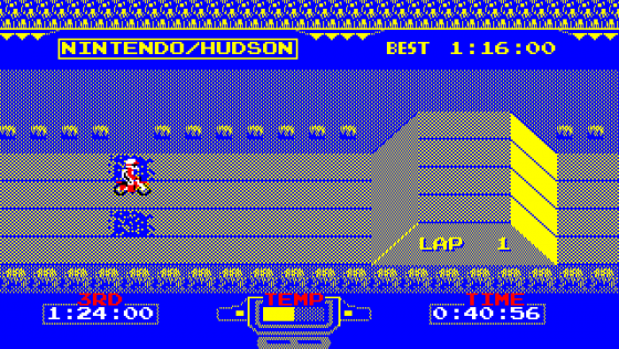 Excitebike Screenshot 7 (PC-88)