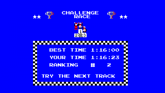 Excitebike Screenshot 11 (PC-88)