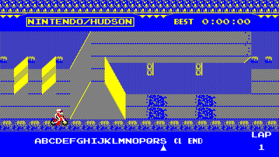 Excitebike Screenshot 19 (PC-88)