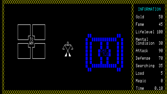 Ken to Mahō Screenshot 11 (PC-88)