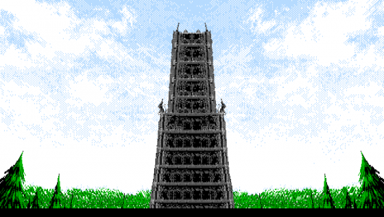 Xak Precious Package: The Tower of Gazzel Screenshot 9 (PC-88)