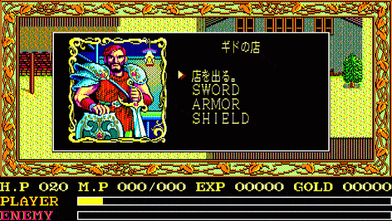 Ys II: Ancient Ys Vanished - The Final Chapter Screenshot 7 (PC-88)