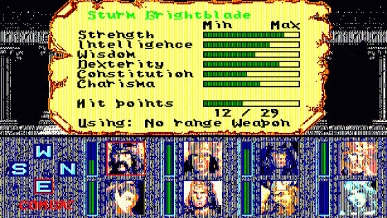 Advanced Dungeons & Dragons: Heroes Of The Lance Screenshot 6 (PC-88)