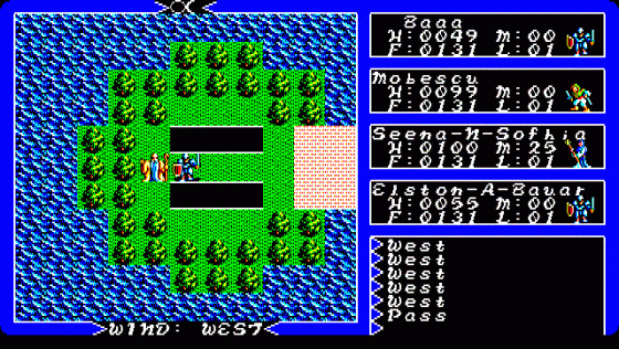 Ultima III: Exodus Screenshot 7 (PC-88)