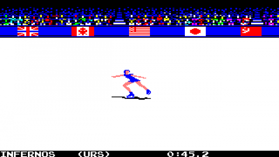 Winter Games Screenshot 6 (PC-88)