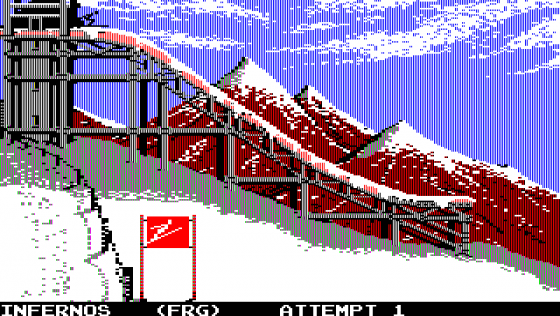 Winter Games Screenshot 7 (PC-88)