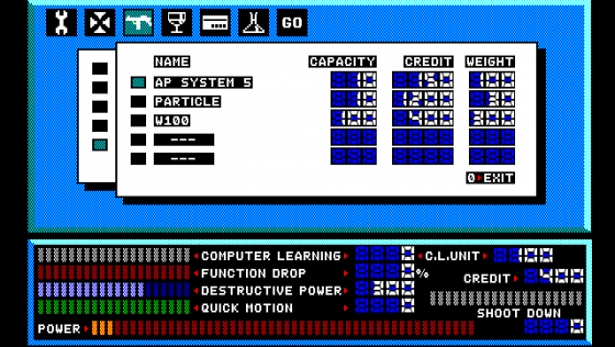 Cruise Chaser Blassty Screenshot 1 (PC-88)