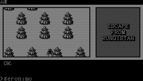 Escape From Rungistan Screenshot 10 (PC-88)