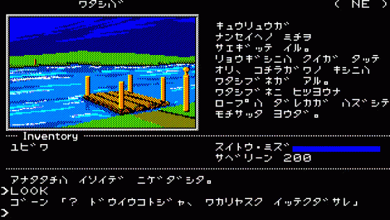 Ring Quest Screenshot 6 (PC-88)