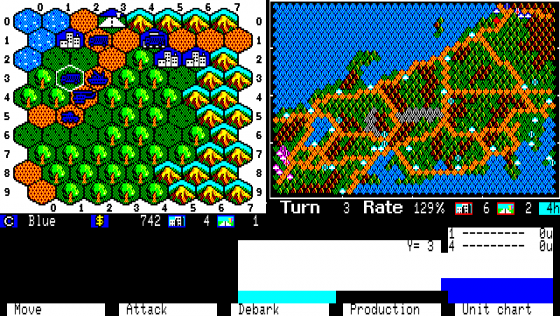 Daisenryaku 88 Screenshot 7 (PC-88)